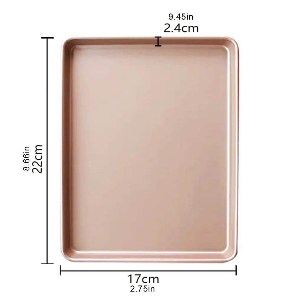 Non-stick cake baking tray for bakery Heavy steel material High temperature resistance Fast thermal conductivity Non-stick cake baking tray for bakery Heavy steel material High temperature resistance Fast thermal conductivity