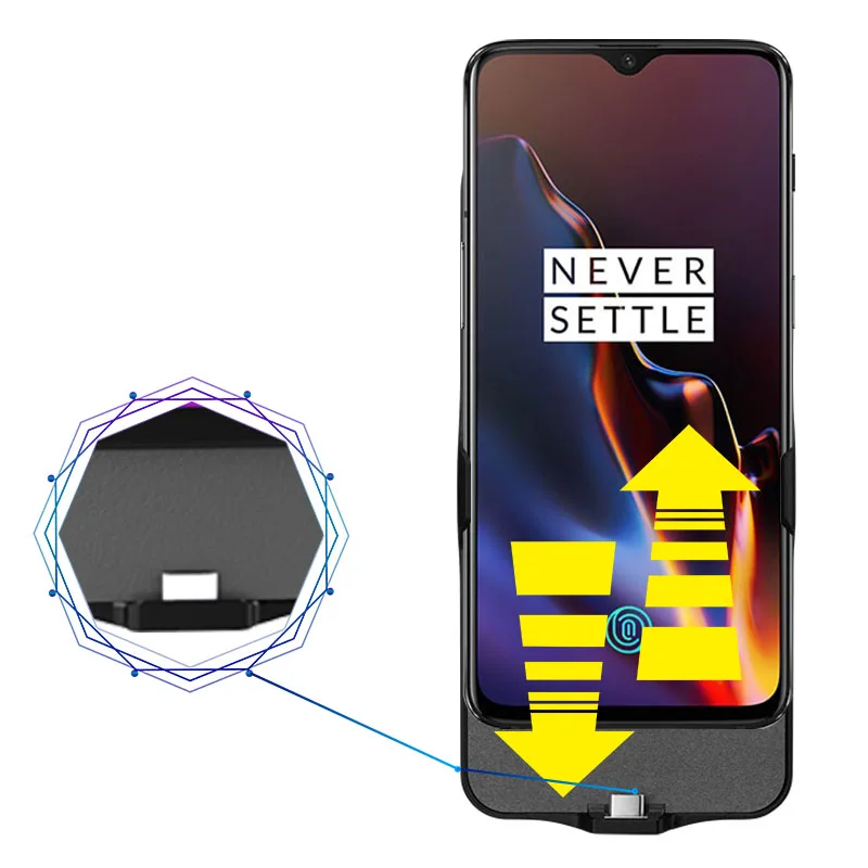 8200 мАч для Oneplus 5, чехол для зарядного устройства, портативный внешний аккумулятор, чехол для внешнего зарядного устройства, чехол для телефона Oneplus 5