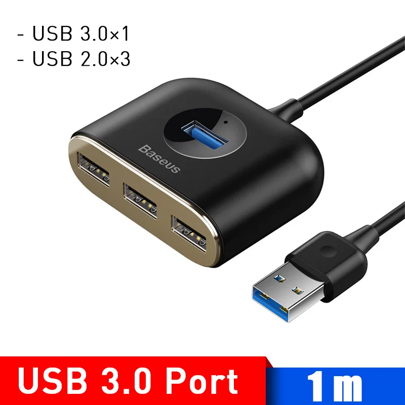 Baseus USB C концентратор к USB 3,0 USB концентратор для MacBook Pro Surface Pro 6 USB 2,0 концентратор USB Spliter с Micro usb портами usb type-C концентратор - Цвет: USB