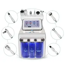 

Multifunction Facial Soothing Skin Rejuvenation Equipment6 in 1 hydro oxygen bubbles jet peel facial hydro dermabrasion machine