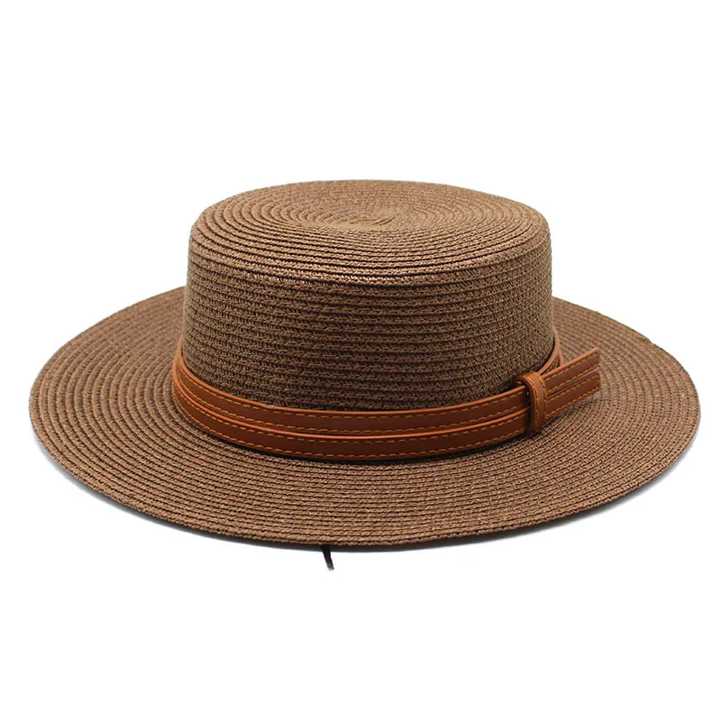Chapeau Panama Femme En Laine Avec Large Boucle - Taille Unique Réglable 56-58 Cm - Style Classique Et élégant