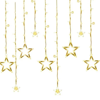 

2.5/3.5m LED Warm White Waterproof Star String Lights in Fairy Star Lights Indoor and Outdoor Star Shaped String Lights WWO66