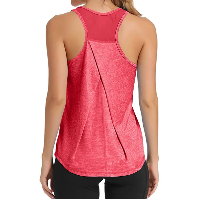 Yoga Vest Women Gym Shirts Sleeveless Fitness Tank Tops Women's ...