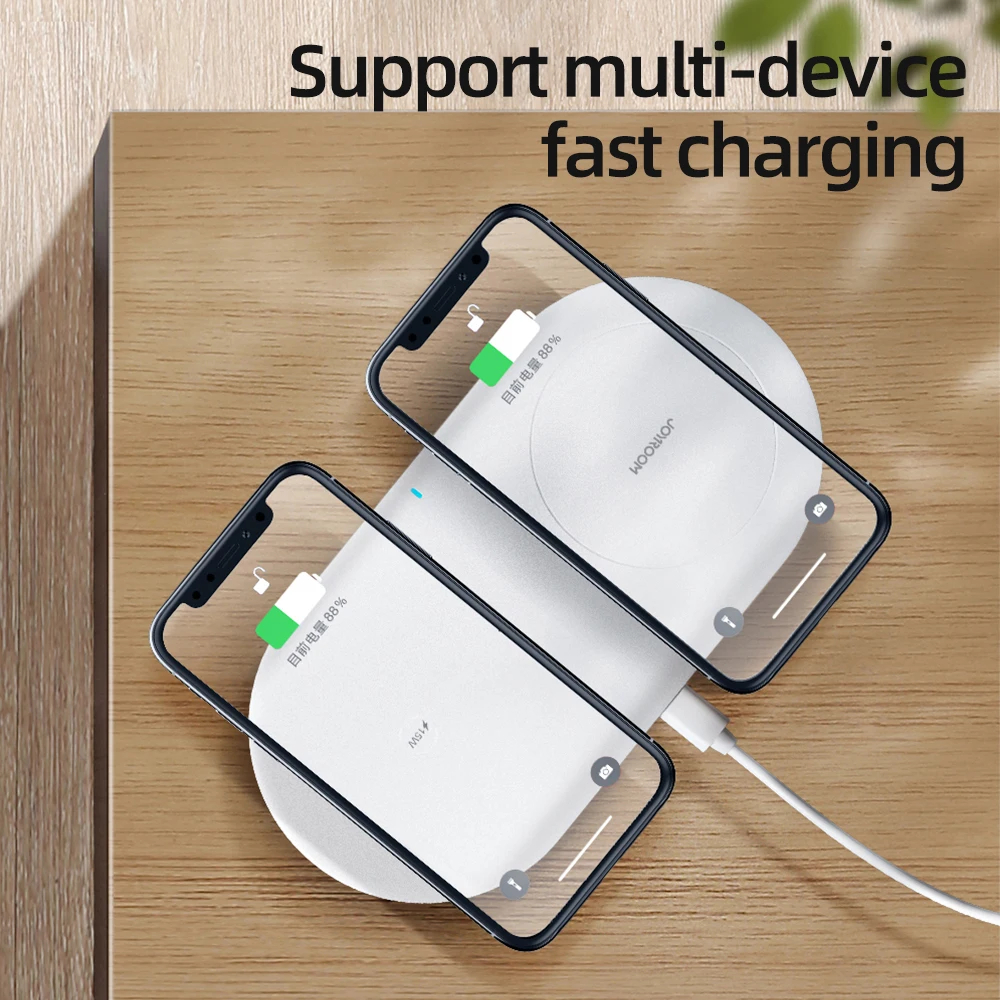 Joyroom 15W Fast Wireless Charger For Samsung Galaxy S7 S6 EDGE S8 S9 S10 Plus Usb Cable For iPhone 8 x 11 Portable Charger Joyroom 15W Fast Wireless Charger For Samsung Galaxy S7 S6 EDGE S8 S9 S10 Plus Usb Cable For iPhone 8 x 11 Portable Charger