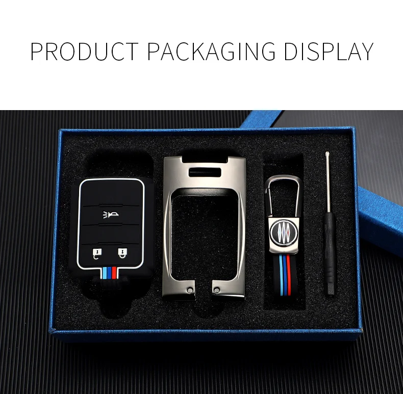 Custodia per chiave auto in lega di zinco per Cadillac CTS ATS XTS SLS SRX XLS DTS STS Seville Escalade 3/4/5Button Chevrolet C7 Corvette 16 Custodia per chiave auto in lega di zinco per Cadillac CTS ATS XTS SLS SRX XLS DTS STS Seville Escalade 3/4/5Button Chevrolet C7 Corvette - H52e68523b81848a28ddd7f398305d761a