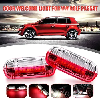 

2/4pcs Car Door Lights Welcome Projector Lamps For VW Passat B6 B7 CC Golf 6 7 For Jetta MK5 MK6 Tiguan Scirocco