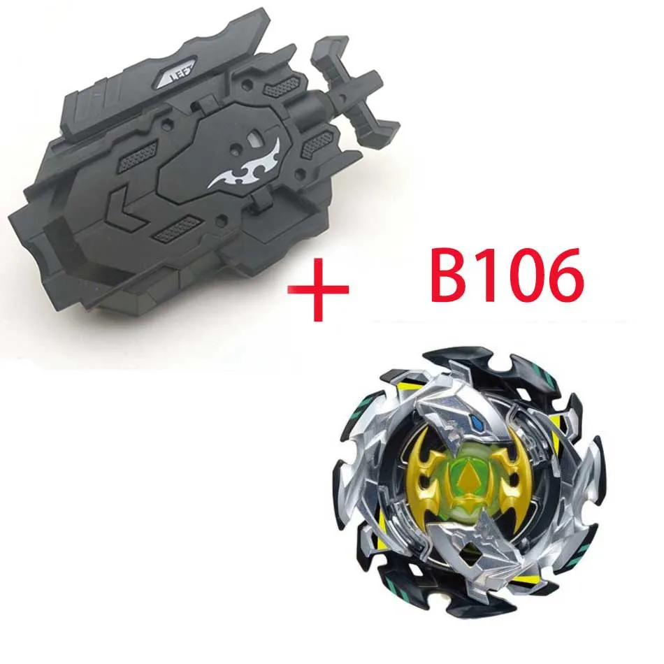 Волчок Beyblade Burst B-129 B122 с пусковым устройством Bayblade Bey Blade металл пластик Fusion 4d Подарочные игрушки для детей - Цвет: B106