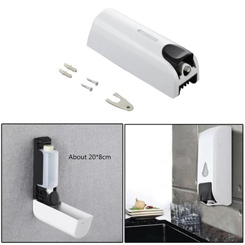 

350 Ml Single Head Soap Dispenser Wall-mount Shower Bath Shampoo Dispenser Liquid Soap Container Bathroom Accessories