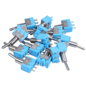 

New AC 125V 6A SPDT ON-ON 3 Pin Latching Micro Toggle Switch 15 Pcs