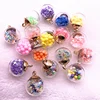 Wholesale 16mm Colorful Transparent Ball Glass Star/Round Charms Pendant Find Hair Accessories Jewelry Charms Earring ► Photo 2/6