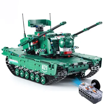 

Remote Control Car Military Model 1498PCS Building Blocks RC TOYS tank assembling technic Bricks toys for kids Christmas gift