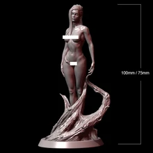 

75mm 100mm Resin Model Kits The Forest of Girl 3D Print Figure RW-002