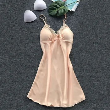 

Sexy lingerie pajamas for women kigurumi home clothes nightie Fashion Sleepwear Lace Temptation Belt Underwear Nightdress h5
