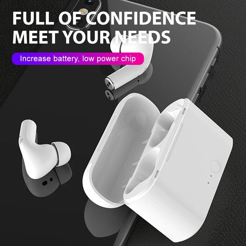 Pro TWS Wireless Bluetooth Earphone Earbuds Noise Reduction with mic Sport Headset for Android IOS Smart Phone