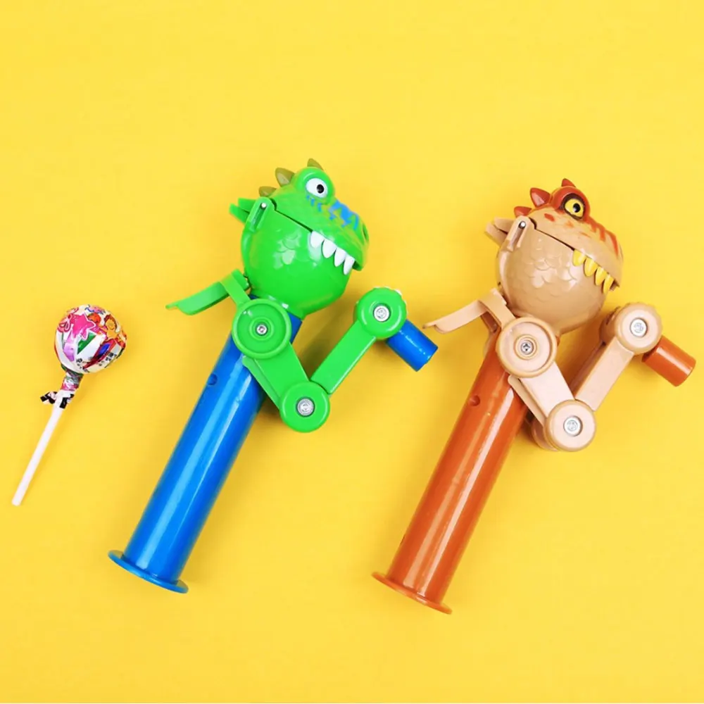 Детские ручные Забавный динозавр едят леденцы держатель для хранения робот еда леденец держатель подставка подарки дети декомпрессионные игрушки