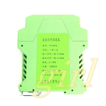 

Signal isolator 4-20mA module voltage and current transmitter enter two in and out of 0-5V 10V safety barrier.