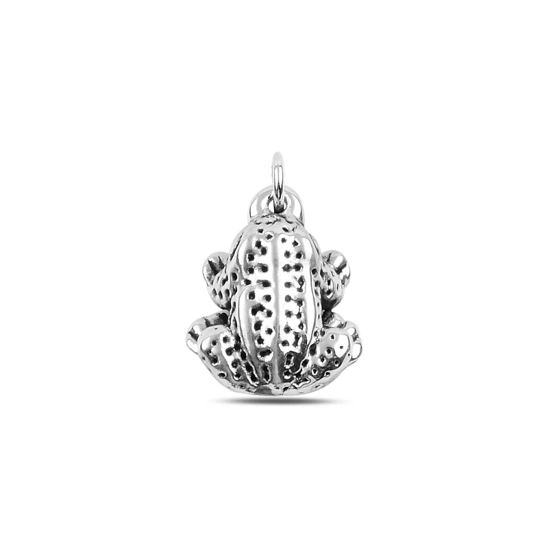 

Silver 925 Sterling Frog Electroform Pendant