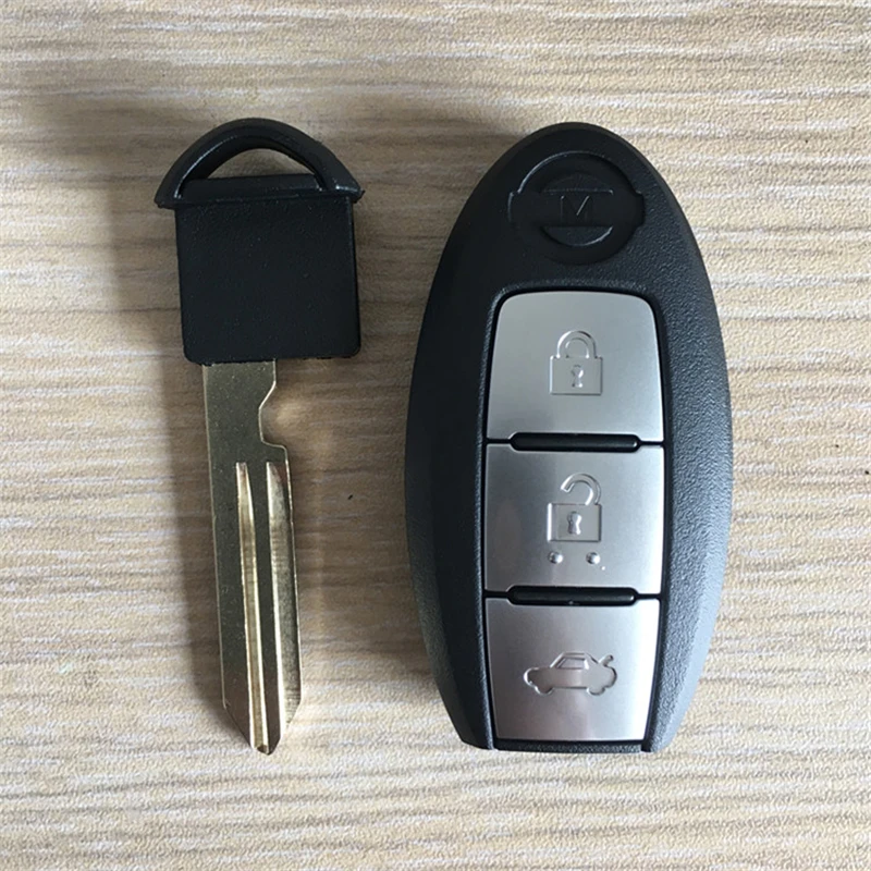 3 BUTTONS CAR KEYLESS SMART REMOTE KEY 433MHZ WITH PCF7952 CHIP FOR NISSAN SENTRA SYLPHY SUNNY BLUEBIRD INTELLIGENT SMART KEY