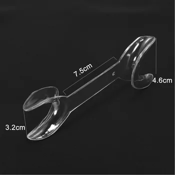 

1pc Large Double Head Dental Intraoral Cheek Lip Retractor Openers Clear T Shape Mouth Opener Autoclavable Tool Whitening Tooth