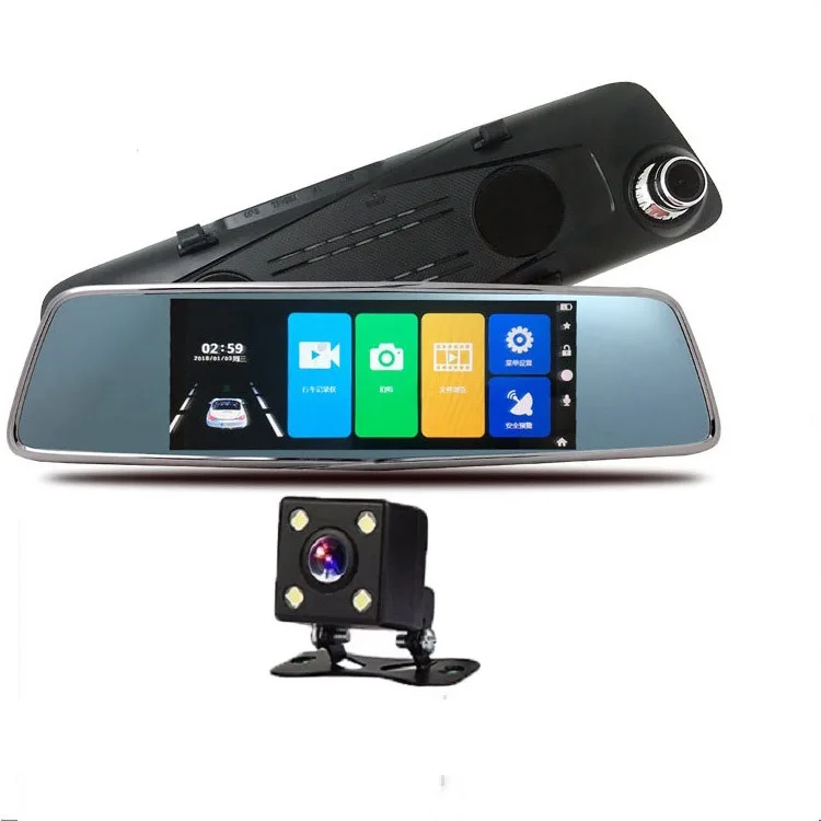 

7-Inch Tachograph Electronic Dog Speed Measurement Front And Back Dual Lens High-definition Wide-angle Cross Border Electricity