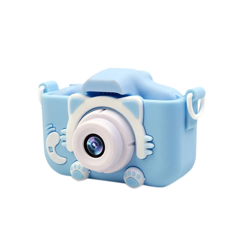 

USB Charging Camera Digital Dual Lens Children Camera Cartoon Mini HD Digital Camera Toy Mini Sports Small SLR
