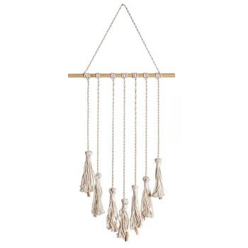 

Wall Tapestry Tapestry Macrame Woven Photo Hanging Backdrop With clips