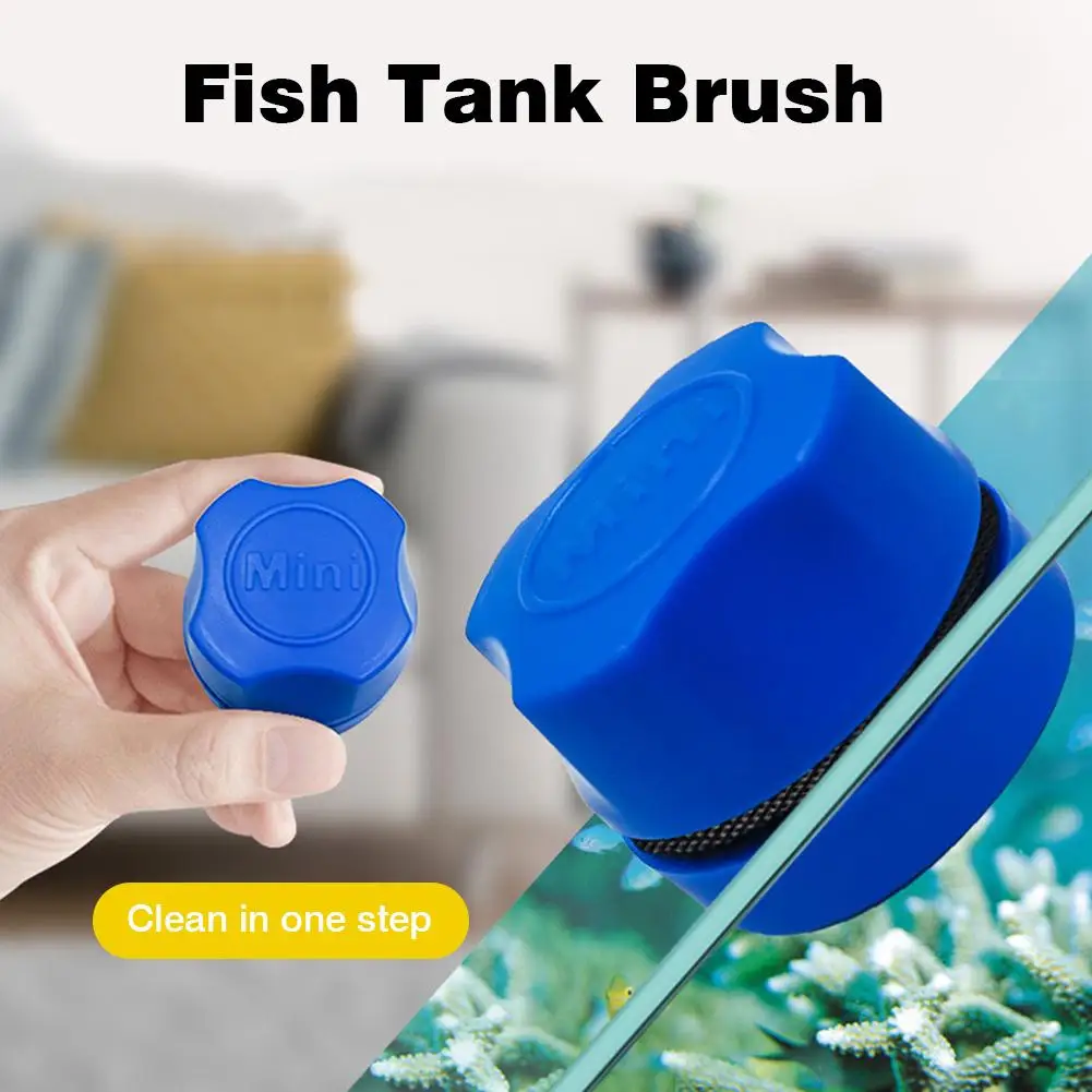 

The Fish Tank Magnetic Clean Brush Glass Algae Scraper Cleaner Scrubber Clean Brush For Aquarium Accessoires