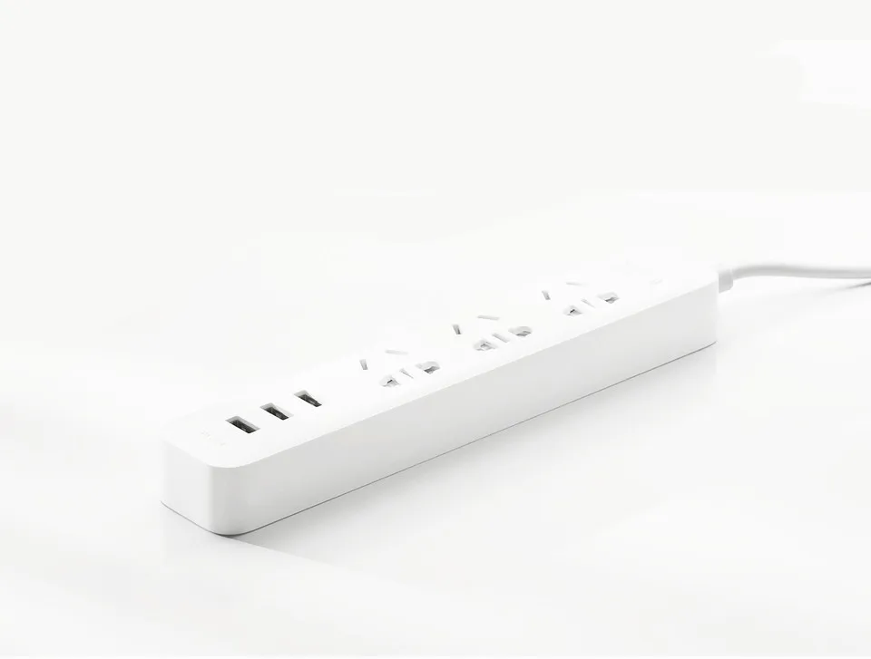 Xiaomi Mijia power Strip 3 порта 3Usb разъем питания вкл/выкл 2500 Вт 10а защита от перегрузки для офиса умный дом с usb-портом - Цвет: 3Ports 3Usb