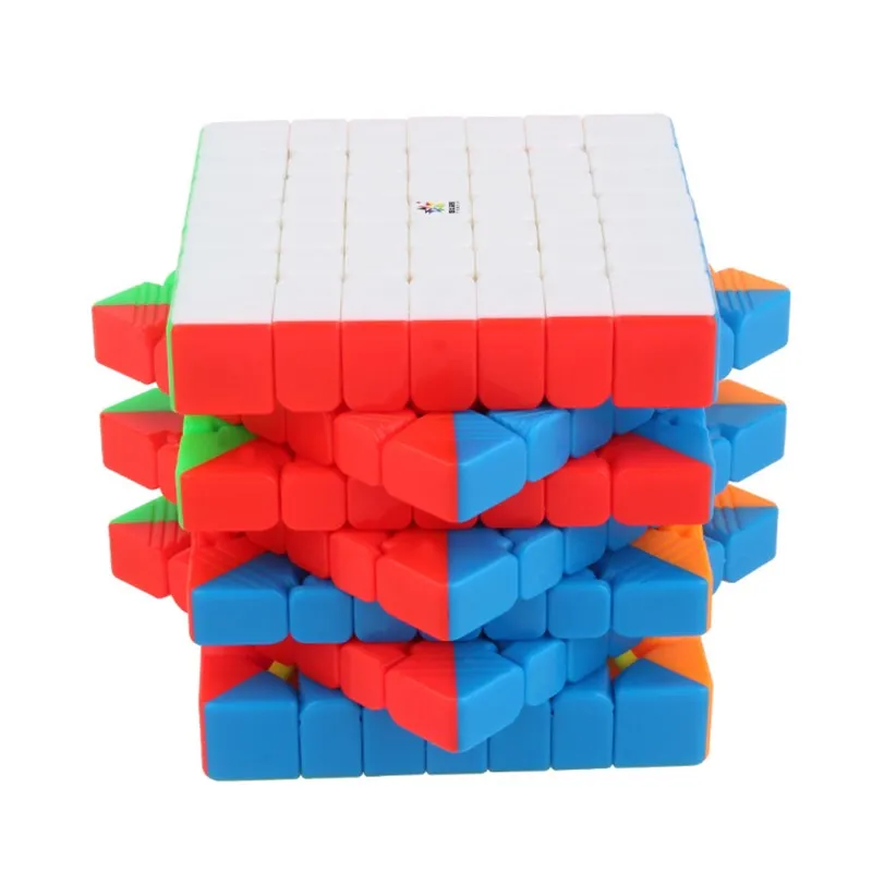 YuXin Little Magic 7x7x7 Магнитный куб, детский профессиональный скоростной куб, развивающие игрушки без наклеек, профессиональный Кубик Рубика