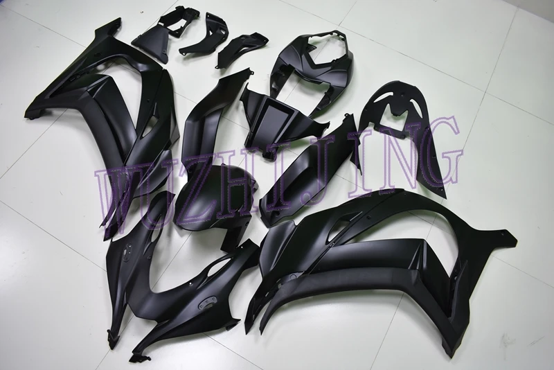 Подарочный комплект обтекателя для мотоцикла Кавасаки-ниндзя ZX 10r 16 Пластик Обтекатели для Кавасаки ZX10r 17 материя черный кузов ZX10r