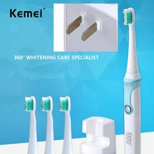 Электрическая зубная щетка с 3 сменные насадки для щёток звуковых зубов Глубокая чистка кистей в комплекте мягкая щетина ультра звуковая зубная щетка