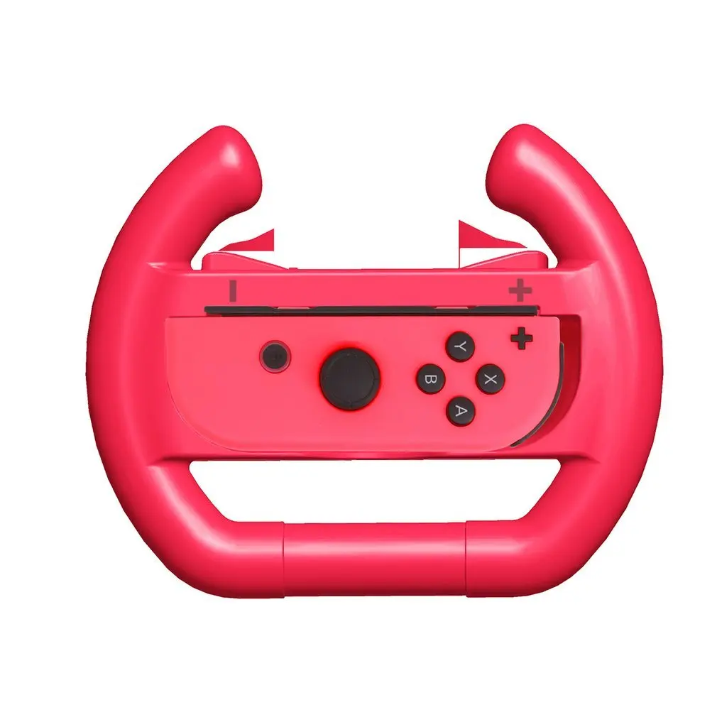 Onleny 2PCS Steering Wheel Gamepad for Nintendo Switch Joy-con ABS portable controller direction manipulate wheels game grips