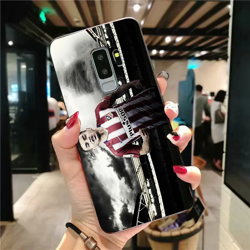 Чехол для телефона Correa для samsung Galaxy S10 S8 S9 Edge DIY черный мягкий ТПУ Атлетико Мадрид FC для A7 A9 C10 C9 J7 Note 9 S8 S10E