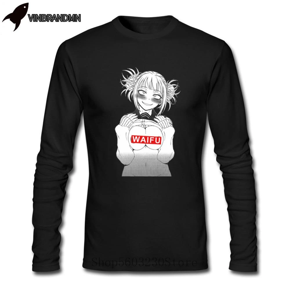 Ahegao Himiko利賀おっぱいwaifuアニメtシャツ日本スタイルtシャツおかしいtittiesおっぱいおっぱいプリント新マンtシャツ ヒップスターtシャツ T Shirts Aliexpress