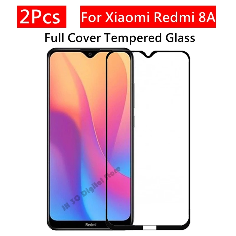 1 шт.-2 шт. закаленное стекло для Xiaomi Redmi 8A 8 полное покрытие Защитная пленка для экрана на Redmi 8 8A Премиум защитное стекло