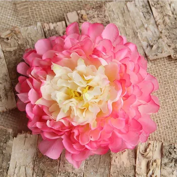 

18Pcs Fake Melaleuca Peony Head Dia. 7.1" Simulation Peony Blossom for DIY Bridal Bouquet Wrist Flower Background Decorations