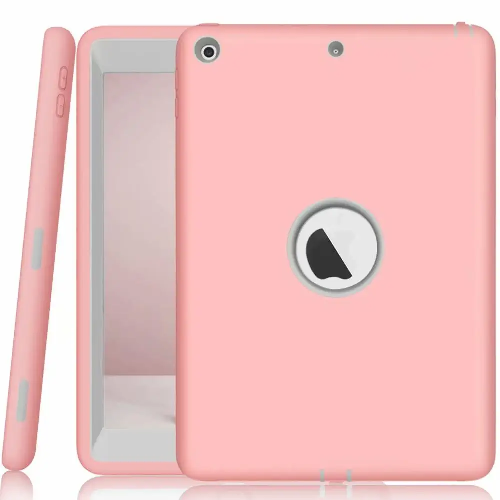

For iPad 6th 5th Generation Case Mandala Floral Heavy Duty Shock Rubber+Hard Plastic Protective Case for iPad 9.7 2018/2017
