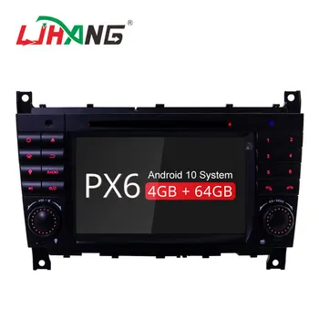 

LJHANG Android 10 Car Multimedia Player For Mercedes Benz W203 CLK200 CLK22 C180 GPS Navigation 2 Din Car Radio Stereo Audio RDS