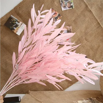 

10Pcs Fake Long Stem Olive 37" Length Simulated Plastic Chinese Olives for Wedding Home Decorative Artificial Plants