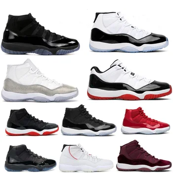

Bred 11 11s Concord 45 Basketball shoes cool grey gamma Cap and Gown Legend Blue white concord men women Sport Sneakers Shoes