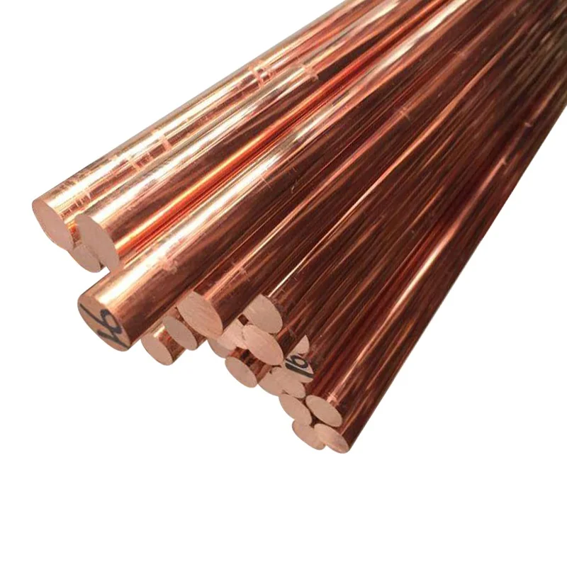 3mm 4mm Or 5mm Pure Copper Round Bar / Rod - 100mm Up To 1000mm Lengths