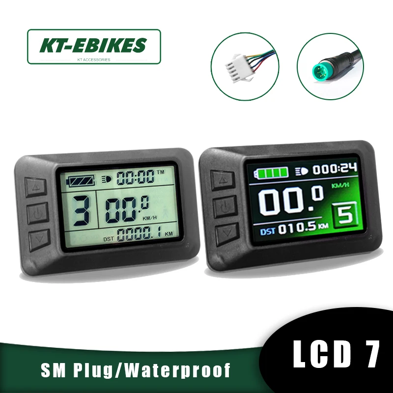 Дисплей KT Ebike Kunteng LCD7 LCD7C водонепроницаемый дисплей аксессуаров для