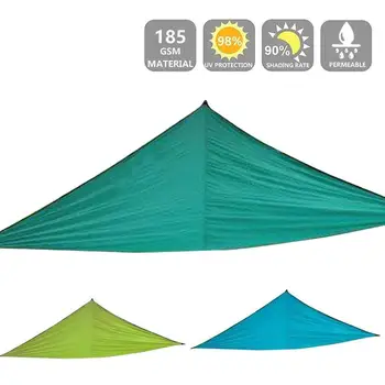 

Sun Shelter Nets Triangle Waterproof Sun Shade Sails Wning Camping Outdoor Protection Canopy Garden Patio Pool Shade