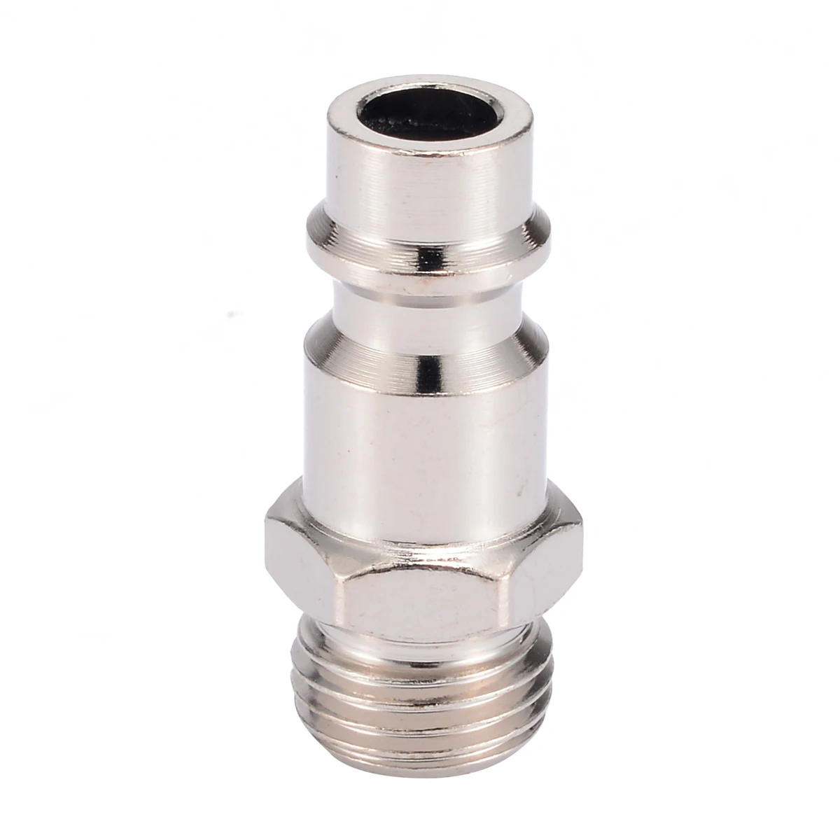 5pcs Copper Iron Euro Air Line Hose Fitting 1/4" BSP Male Quick Release Air Compressor Connector 33x11mm