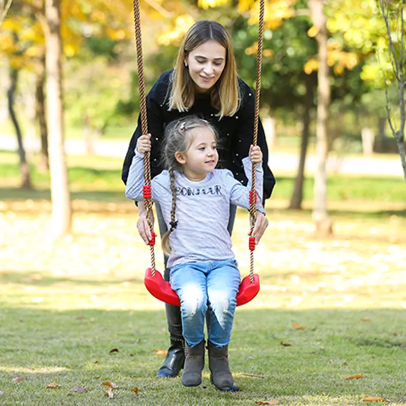 

Children Swing Toys Safe Curved Board Seat For Kids Garden Or Playground Chair Hanging Toy Sport Equitment Healthy Sport