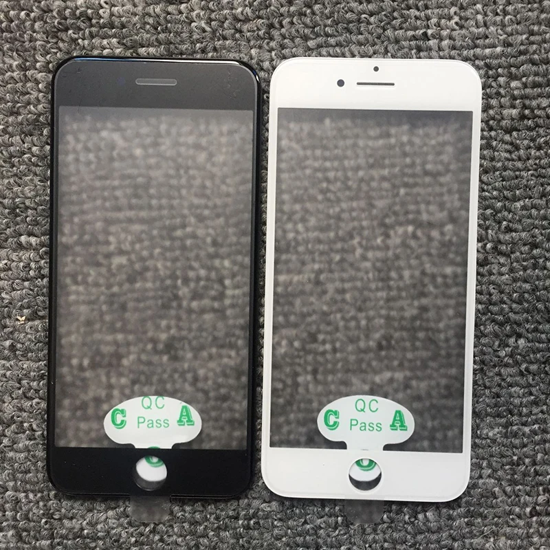 10 шт. OEM качество 3 в 1 для iPhone 5/5S/6/6 S/7/8 Plus Передняя Стекло+ рамка+ оcа Сенсорный экран Внешний Панель запасные части для линз