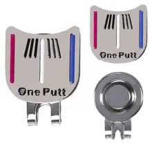 Golf Ball Marker Hat Clip With Magnet Ball Mark One Aiming Clips Drop Cap Ship Golf Putting Putt Alignment E8w7