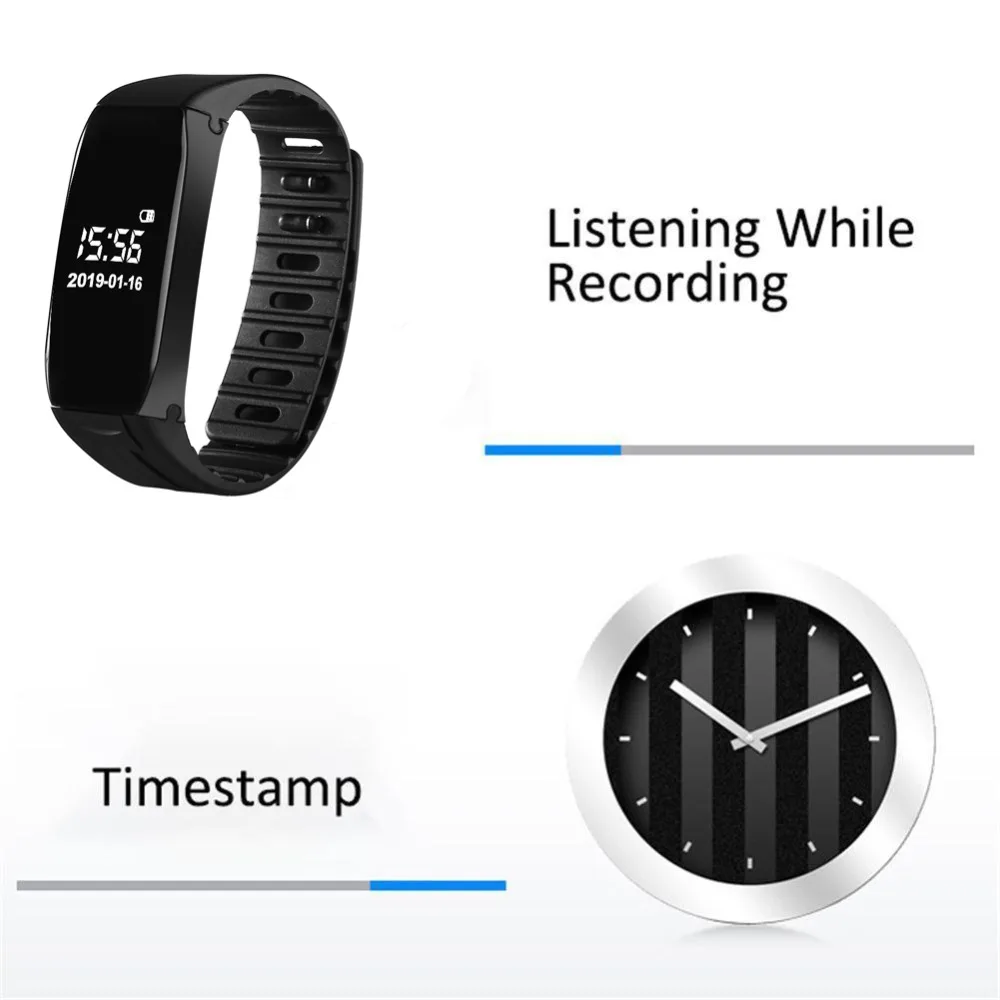 V86 Voice Recorder Watch Multifunction Long