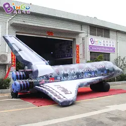 Бинго®8 м длина гигантский камуфляж надувной военный самолет/истребитель/ВВС модель для военной выставки