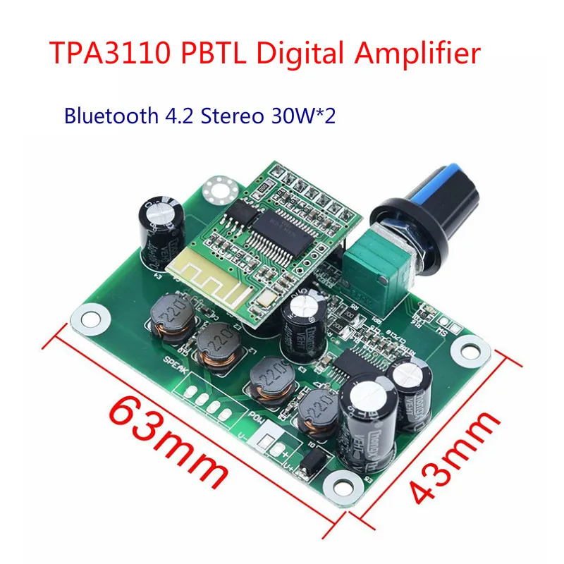 US $9.73 - 46.65 AIYIMA 2 Inch Audio Portable 25W Resonance Vibration Speaker TPA3118 Bluetooth-compatible Power Amplifier Sound Speaker DC12V5A